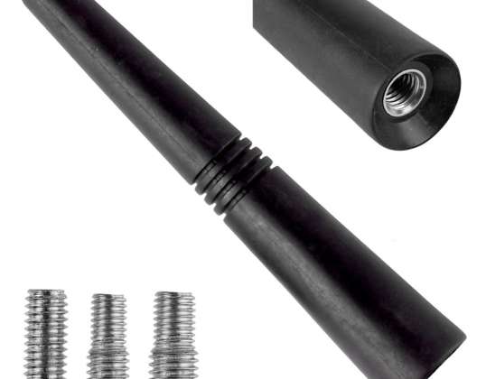 Automobilinė antena antenos stovas 9 cm su 3 adapteriais 5/6/7mm antm09 amio 01509