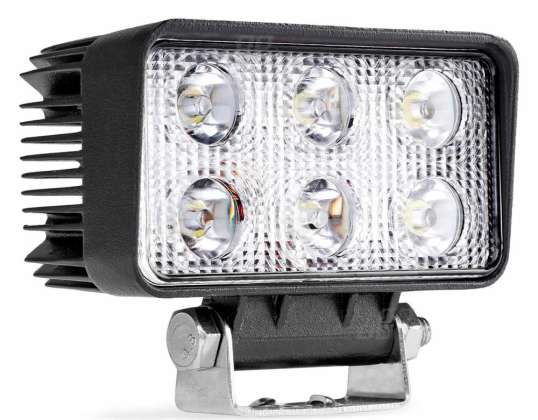 Halogen LED arbeidslampe AWL02 6 LED 12V 24V AMIO 01613