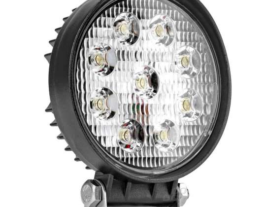 Робоча лампа галогенова LED шперц awl04 9 LED 12V 24V amio 01615