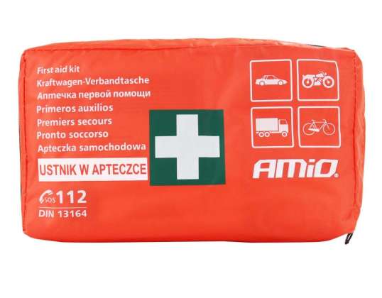 Erste-Hilfe-Autokoffer mit Mundstück DIN 13164 AMIO 01691