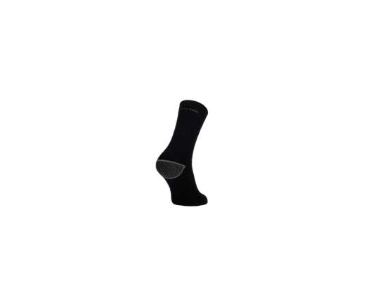 L3090243 Socken mittlerer Dicke. schwarz grau. Größe 43 46. 3 Paare