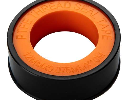 Tetningsbånd for rør 10 m x 12 mm x 0.075 mm. 5 stk.