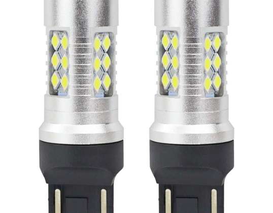 LED-Leuchten canbus 3030 24smd t20 7443 w21/5w weiß 12v 24v amio 02126