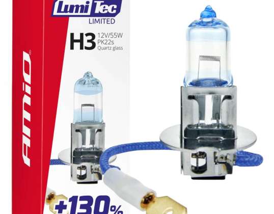 H3 Halogeenipolttimo 12v 55w lumitec limited 130 amio 02131