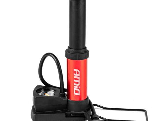 Mini Foot Pump pu03 Metal with Manometer amio 02147