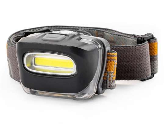 Headlamp COB battery powered 3xAAA 150 lumens IPX3 AMIO 02199