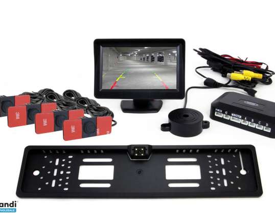 tft01 Sensor Set 4 3" with camera cam 402 led 4 black internal sensors