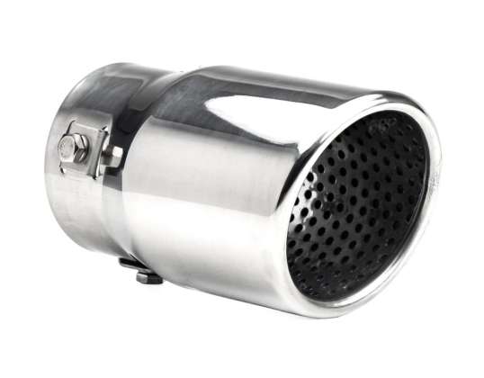 Uitlaatdemper uiteinde RVS mt 017 chroom amio 02348
