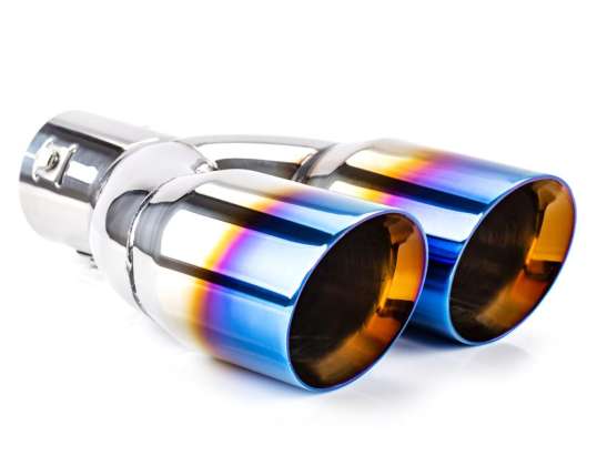 Exhaust Tip Stainless Steel mt 022blc Burnt amio 02354