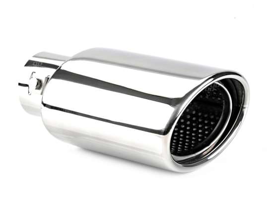 Exhaust Tip Stainless Steel mt 023 Chrome amio 02355