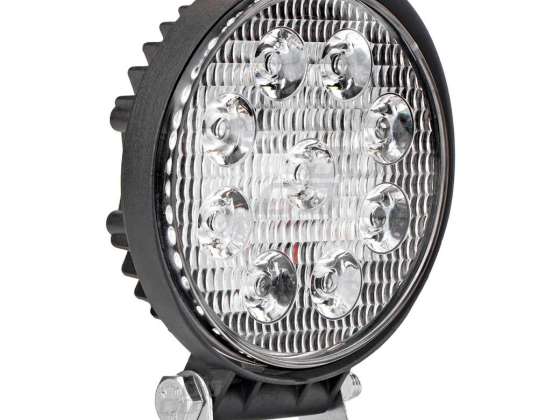 Halogeeninen työvalo LED AWL06 9 LED 12V 24V Amio 02420