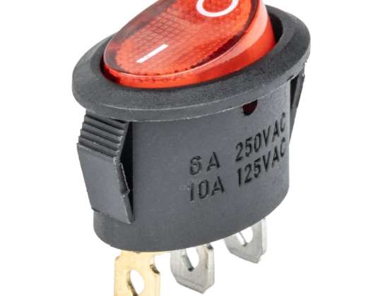Ovaal verlicht schakelaars Amio 02461
