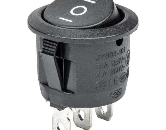 Sort rundafbryder 12/230v bu03 amio 02463