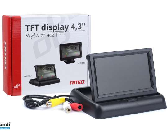 Klappdisplay für Rückfahrkamera tft02 amio 02484
