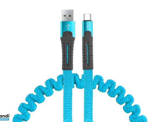 USB C kabel met veerontwerp 1,2 m UC 14 Amio 02531