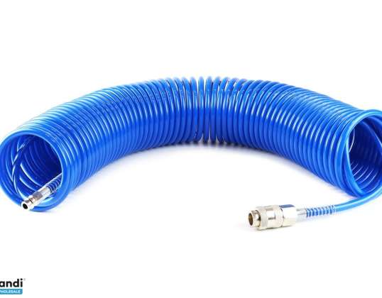 Spiralslange for trykkluft pe 5x8mm 20m pt 05 amio 02604
