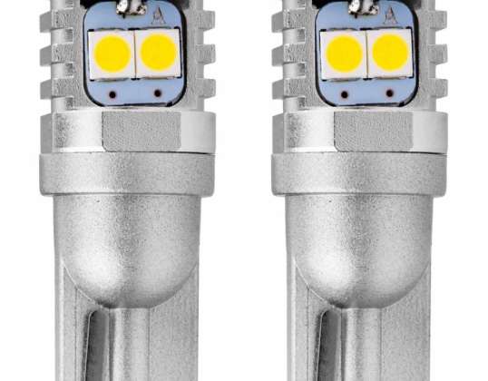 LED Leuchten canbus 3030 6smd t10 w5w w10w weiß 12v 24v amio 02801