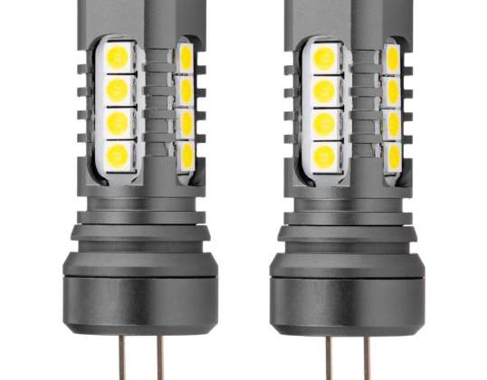 LED-Lampen canbus 3030 18smd hp24w weiß 12v 24v amio 02803