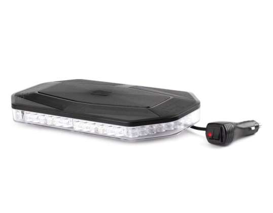 Warning Light Bar LED WLB78 with Magnet 293x171mm R65 R10 48LED 12 24V IP56
