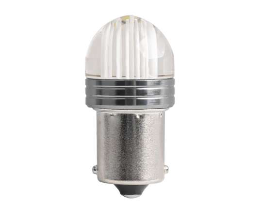 LED-Lampen Standard P21W 9SMD 12V klarweiß 100 Stück AMIO 02954