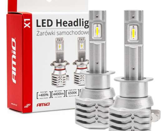 LED-Autolampen-Serie x1 h1 6500k canbus amio 02963