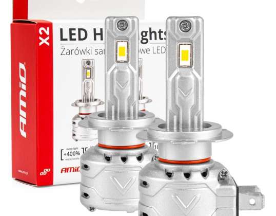 LED-Autolampen Serie X2 H7 6500K CANBUS AMiO 02973