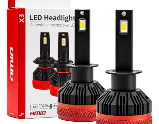 LED-Autolampen Serie X3 H1 6500K CANBUS AMiO 02977