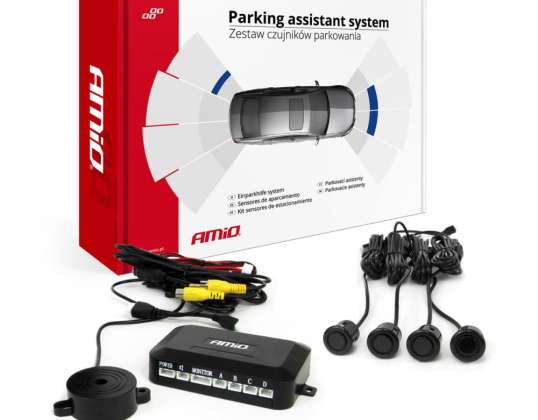 Parksensor-Kit für Kamera und LCD-Display, goldfarben, 18 mm, amio 02992
