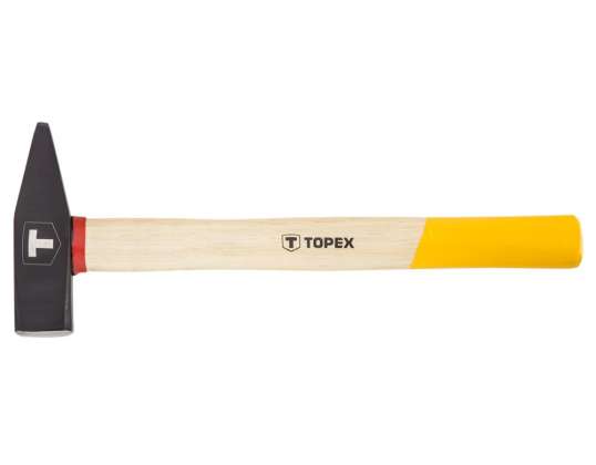 TOP 02A410 Marteau de serrurier 1000 g. manche en bois