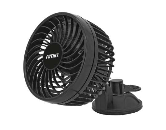 Ventilateur de voiture avec ventouse 24v amio 03002