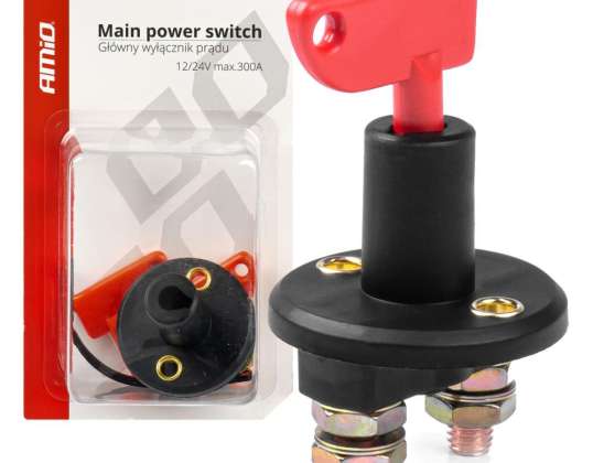 Akkuschalter 12v 24v amio 03023