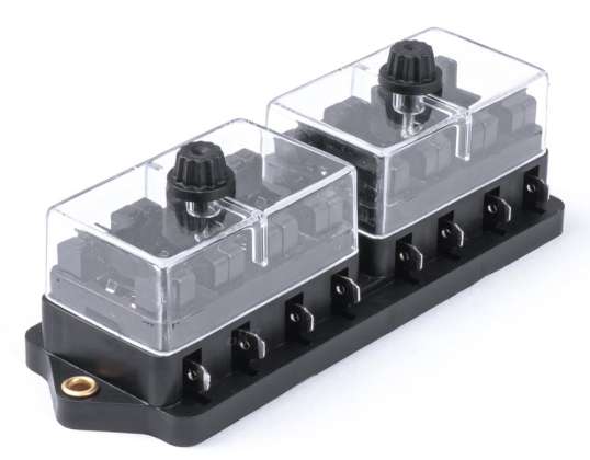 Ceramic Fuse Box 8 Sockets amio 03042