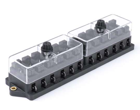 Ceramic Fuse Box 12 Sockets amio 03044