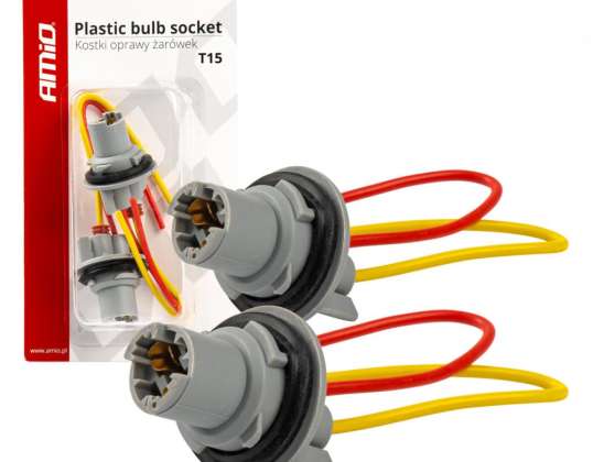 Kanta lamppulle T15 W16W W5W Amio 03049