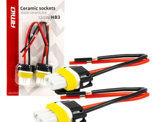 Ceramic Blocks HB3 9005 Plug Socket Amio 03058