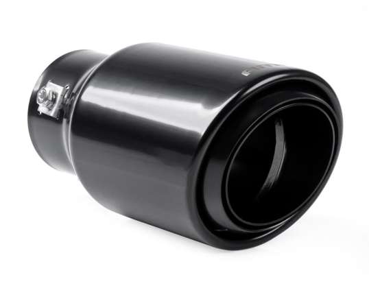 Salida de escape de acero inoxidable mt 024b negra amio 03169