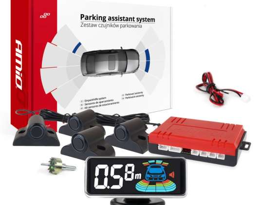Mustat peruutustunnistimet led 3d kuorma-auto bussi amio 03189