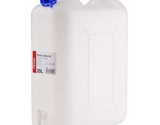 Plastikkanister für Wasser mit Hahn 20l amio 03204
