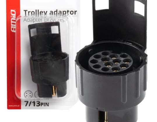 Przejściówka adapter redukcja gniazda 7/13 amio 03211