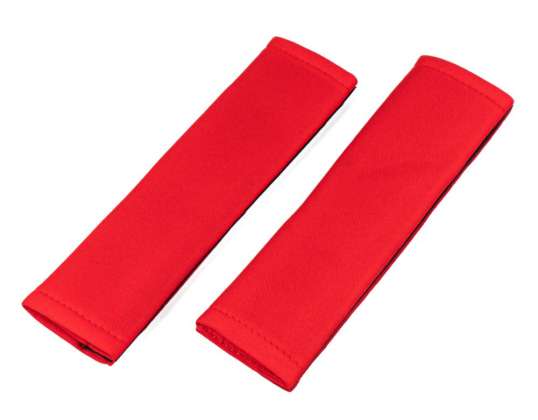 Red Seat Belt Covers amio 03239