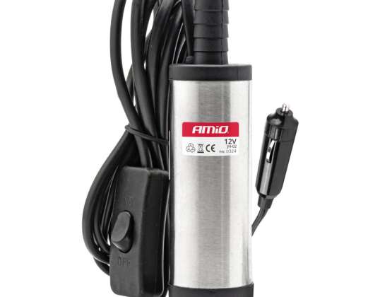 Dykkpumpe 12v for drenering av drivstoff vann væske amio 03242