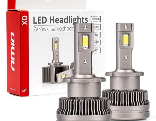 LED-lamput amio sarja xd d2s d2r 6500k canbus amio 03311