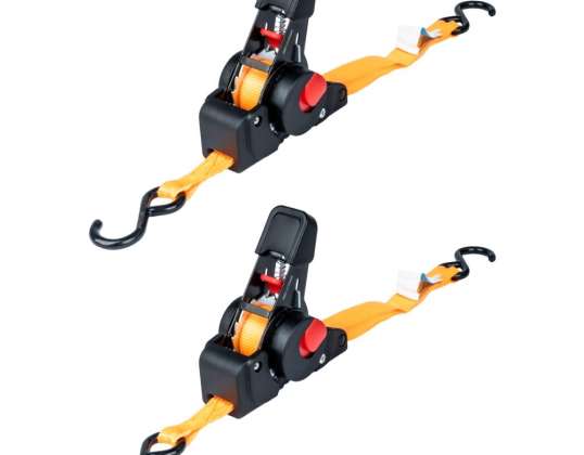 Transportgurt mit automatischem Aufroller 200kg 18mm 2m Typ Amio 03323