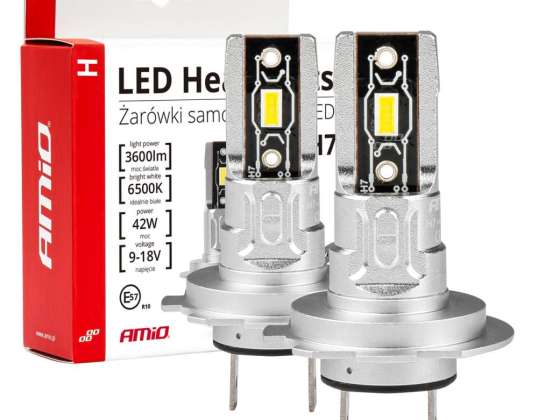 Araç LED Ampulleri H Serisi Mini H7 H18 6500K Canbus AMiO 03332