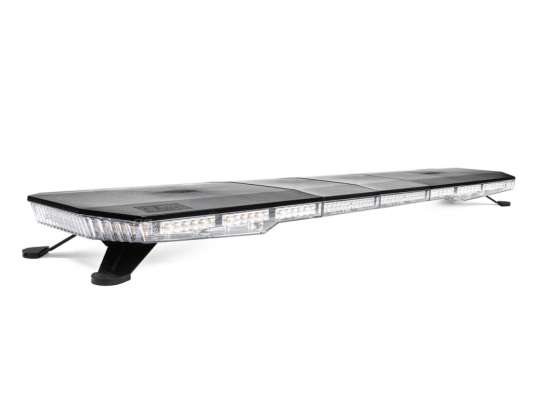 LED figyelmeztető sáv 51 funkció 117 cm R65 R10 12 24V homológáció AMIO 03344
