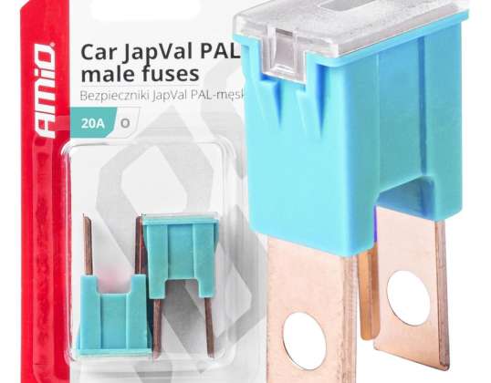 Fusibles para automóviles JAPVAL PAL masculinos 2 unidades 20A AMIO 03396