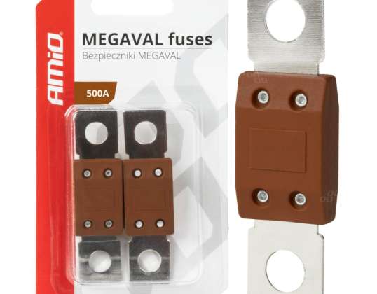 Car fuses megaval mta 2 pcs 500a amio 03472