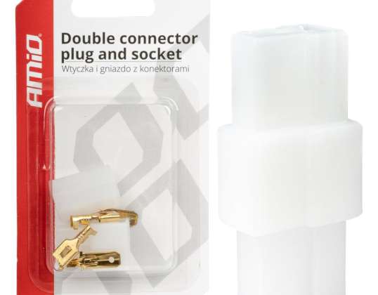 Stecker elektrische Verbindung 2-polig amio 03512