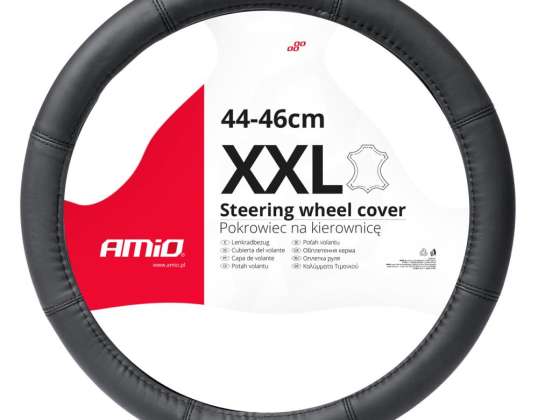 Lederüberzug für das Lenkrad xxl 44 46cm swc 48 xxl amio 03549