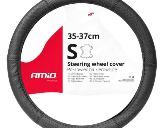 Perforierte Lederlenkradhülle für das Auto s 35 37 cm swc 50 s amio 03555